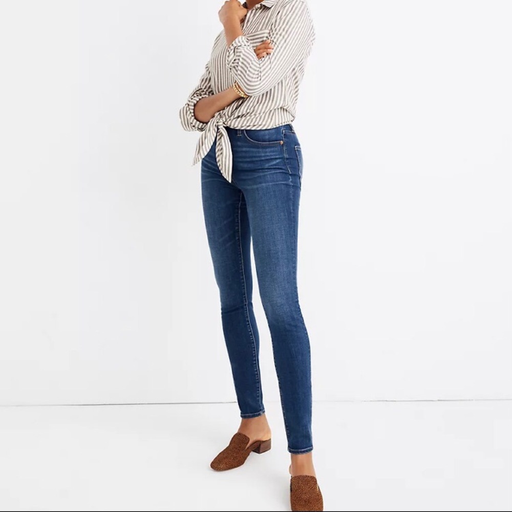 Madewell high rise skinny jean in Hayes wash curvy